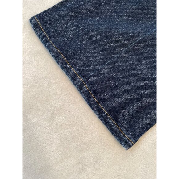 7 For All Mankind Womens Y2K Bootcut Jeans Size 28 Dark Wash Cotton/Spandex Blen - Picture 12 of 12